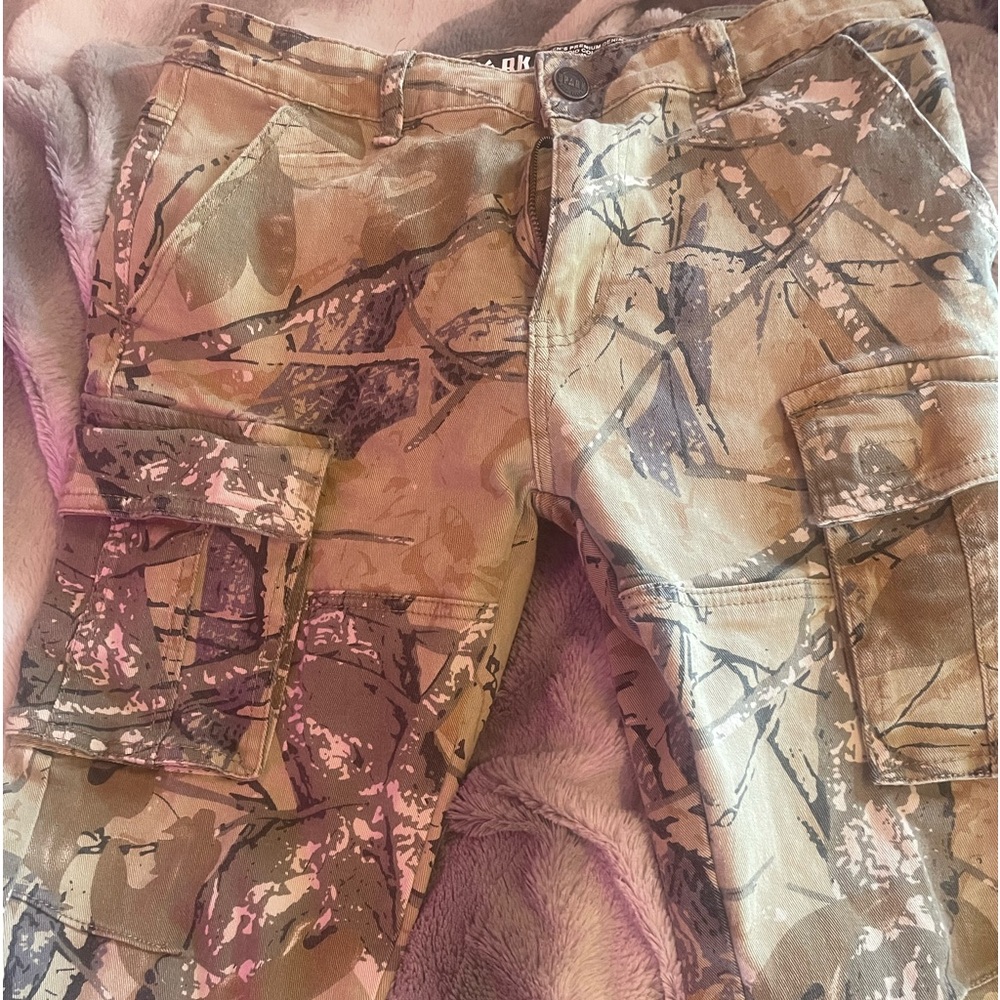Spark Camo jeans. Paid $90 and had them hemmed to a 30 length.